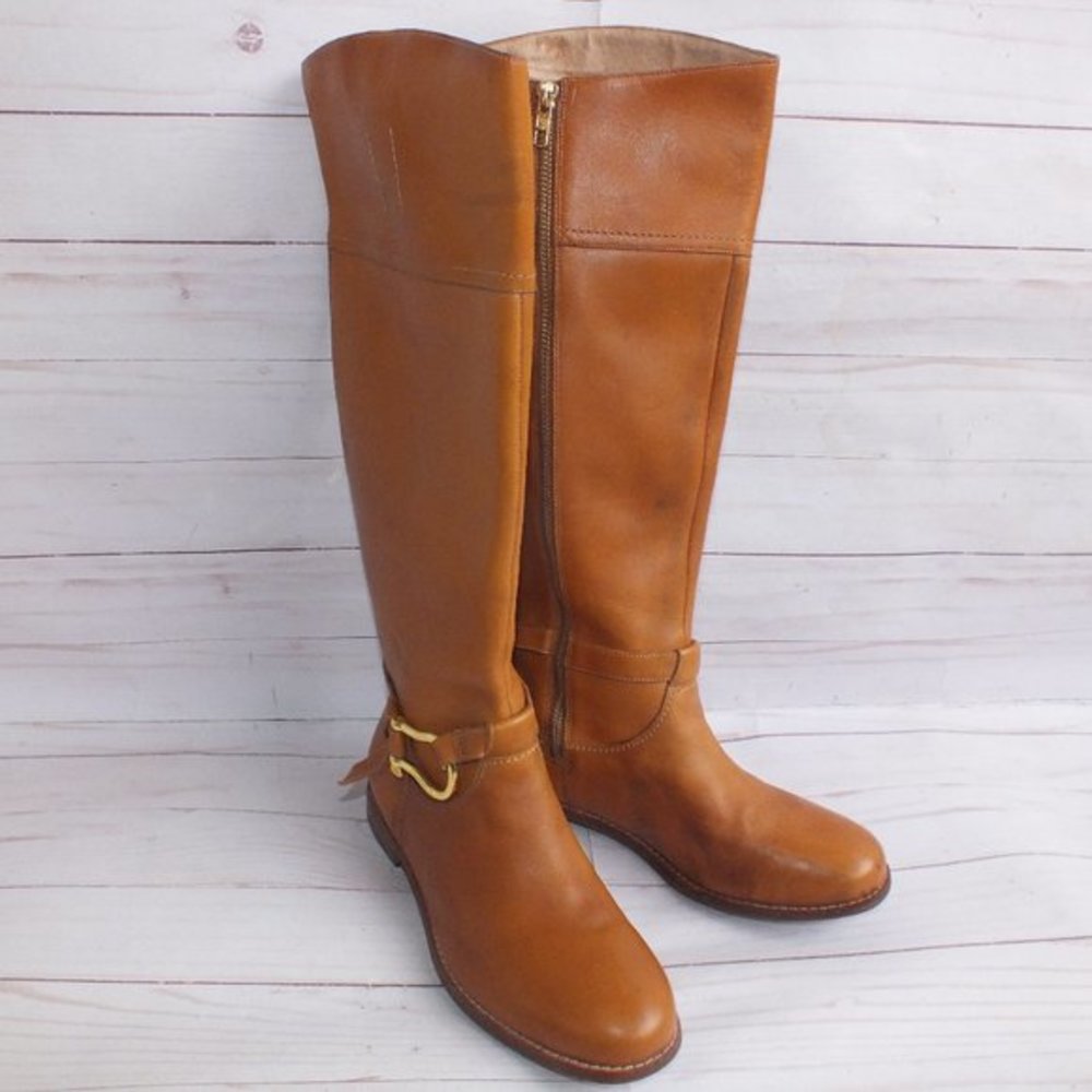 Sperry Top Sider Tall‎ Equestrian Boots Tan Size 7